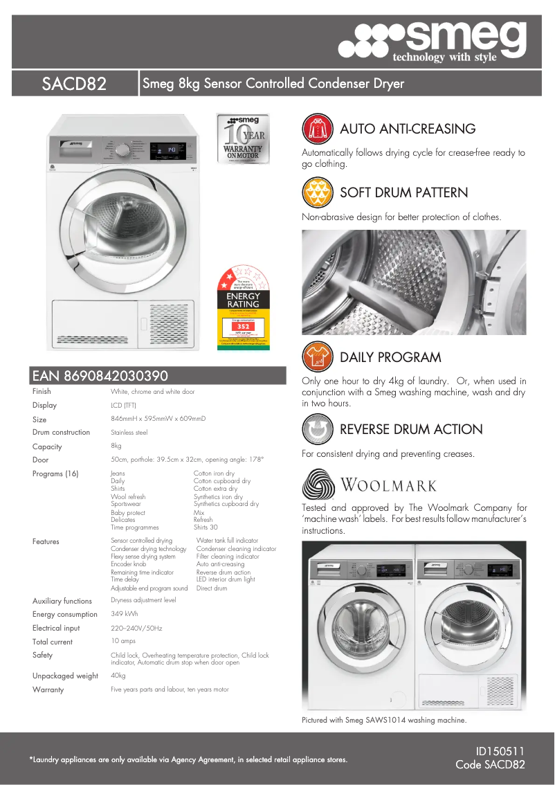 Image de la première page du manuel de l'appareil SACD82