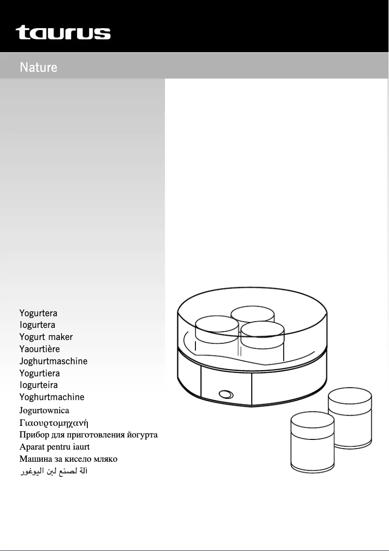 Page n°1 - Manuel utilisateur Taurus Nature
