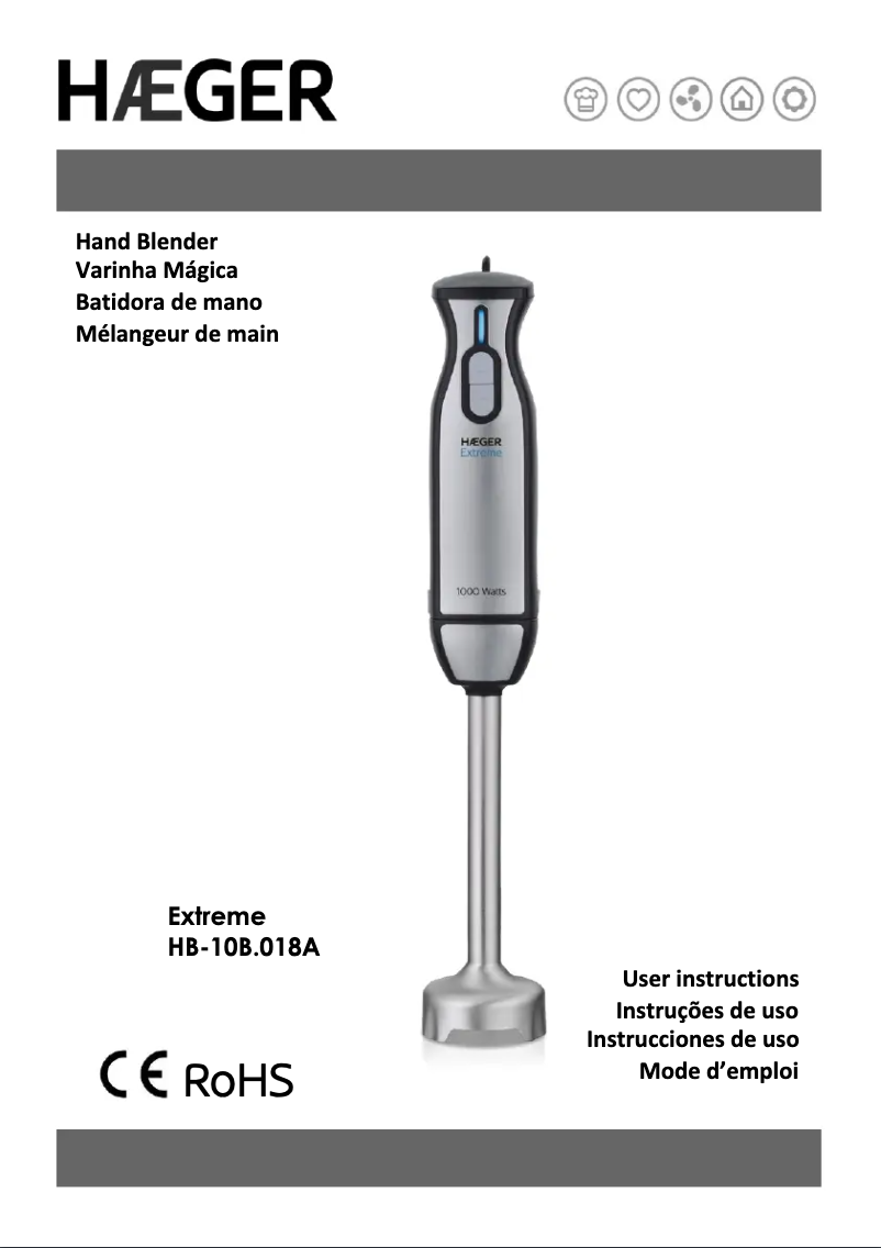 Page 1 de la notice Manuel utilisateur Haeger Extreme HB-10B.018A