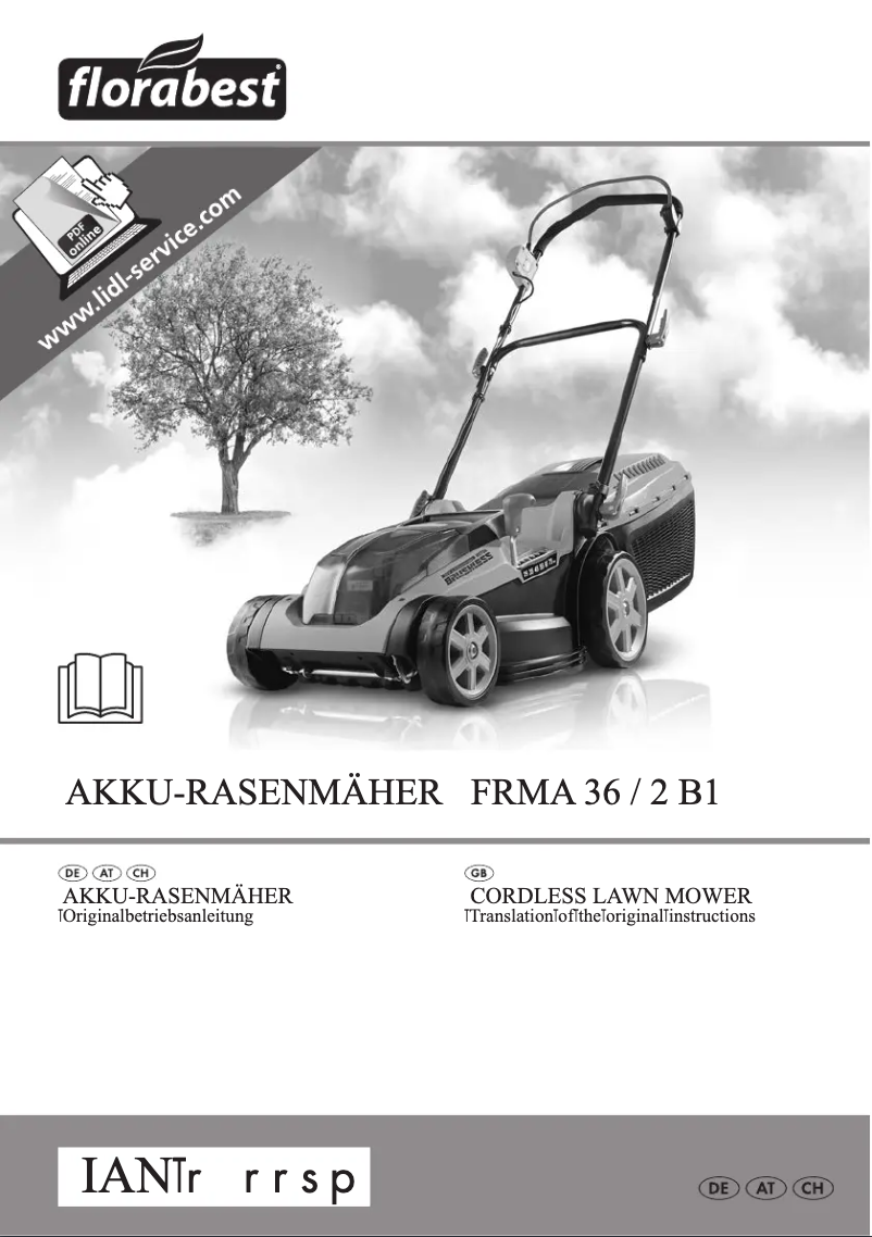 Image de la première page du manuel de l'appareil RMA 36/2 B1