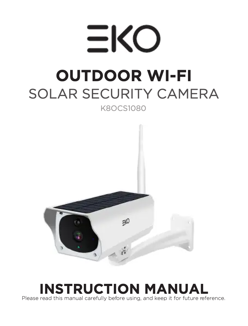 Page 1 de la notice Manuel utilisateur EKO K8OCS1080