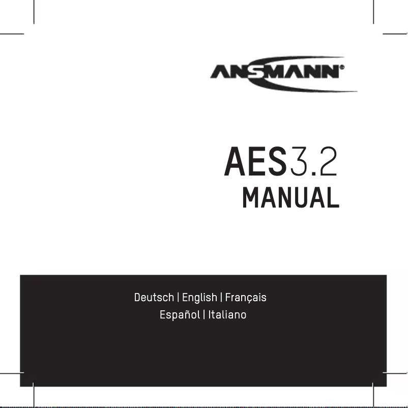 Página 1 del manual Manual de usuario Ansmann AES3.2