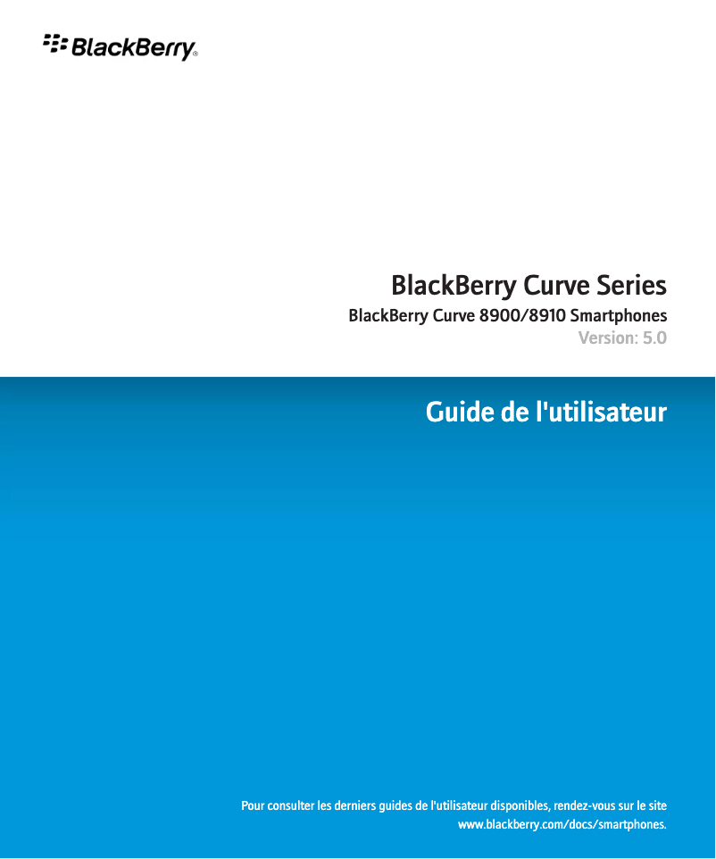 Página 1 del manual Manual de usuario BlackBerry Curve 8900