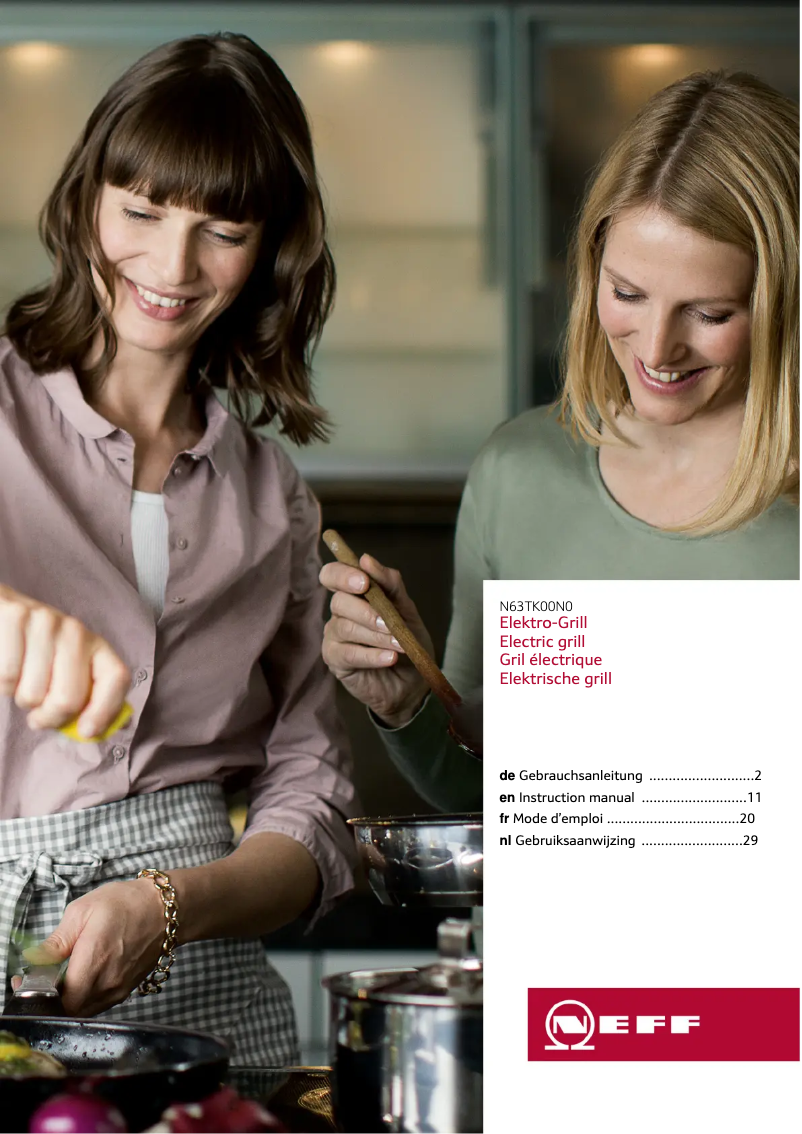 Página 1 del manual Manual de usuario Neff NTK6300N