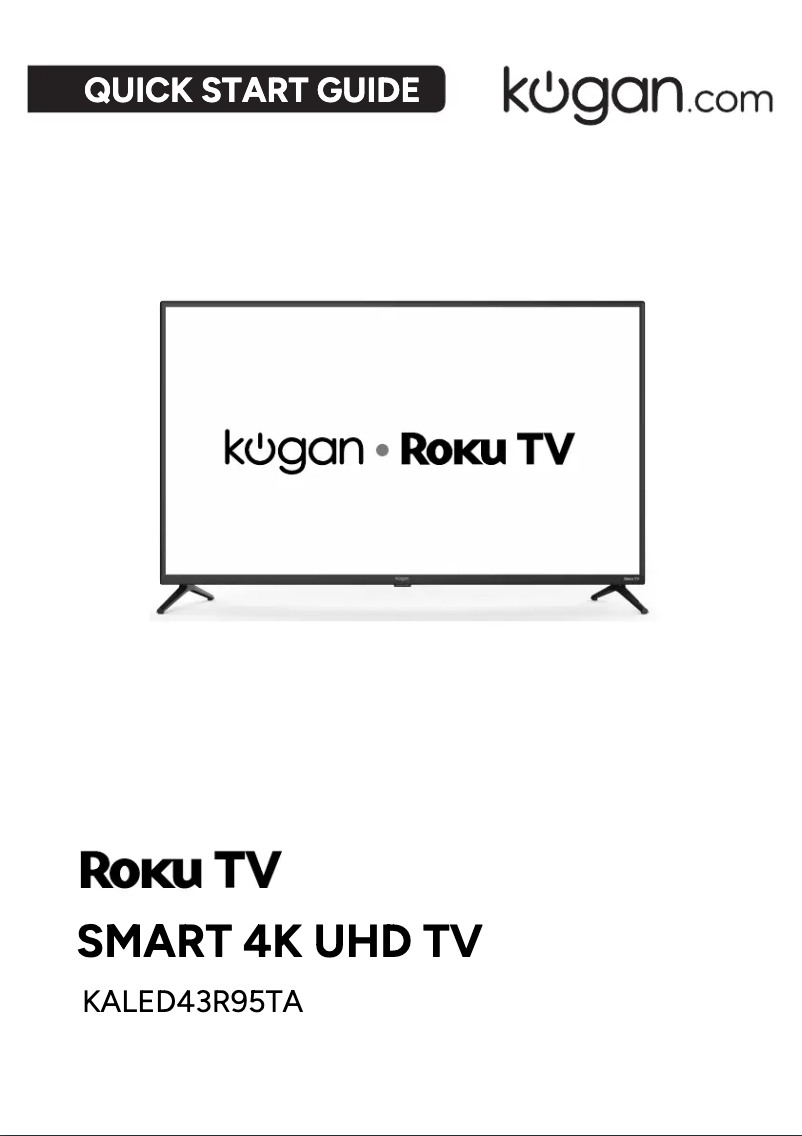 Page 1 de la notice Manuel utilisateur Kogan KALED43R95TA