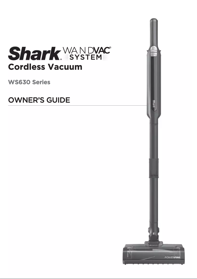 Image de la première page du manuel de l'appareil Wandvac System WS620