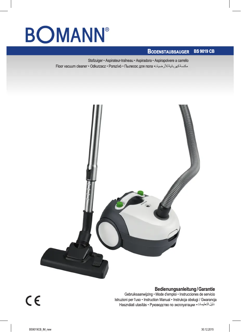 Page 1 of the manual User Manual Bomann BS 9019 CB