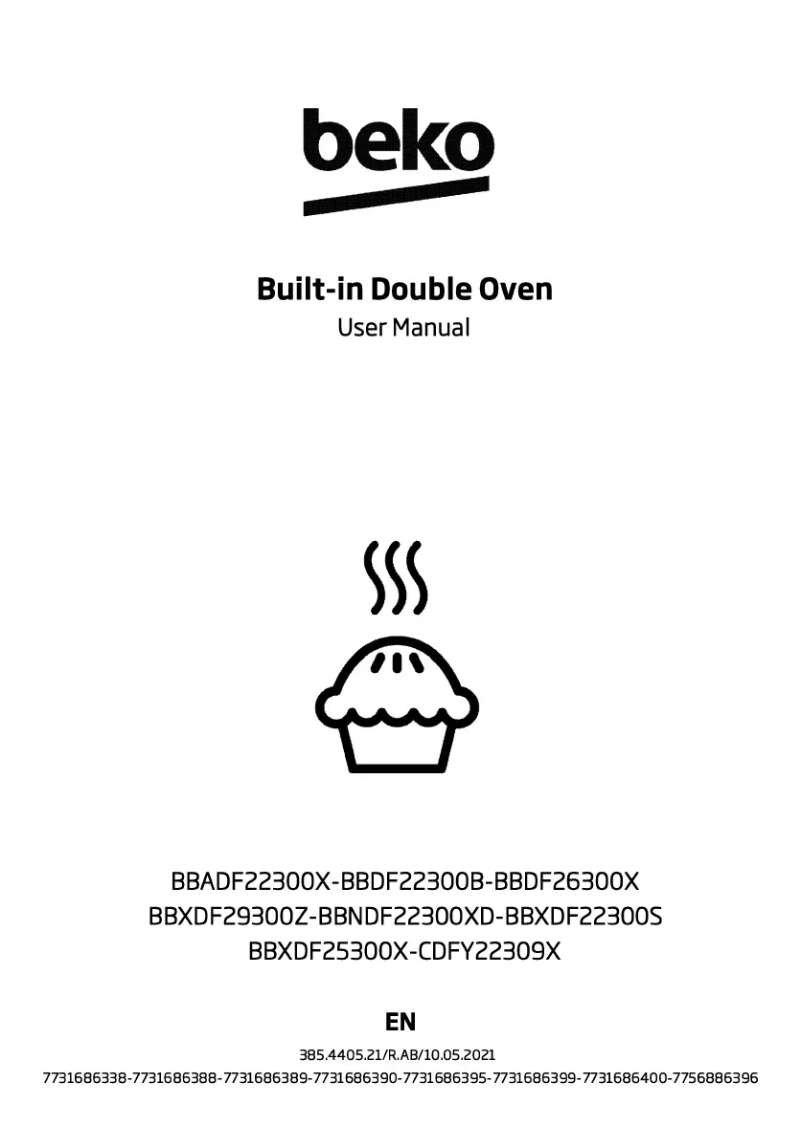 Page 1 de la notice Manuel utilisateur Beko BBDF22300B