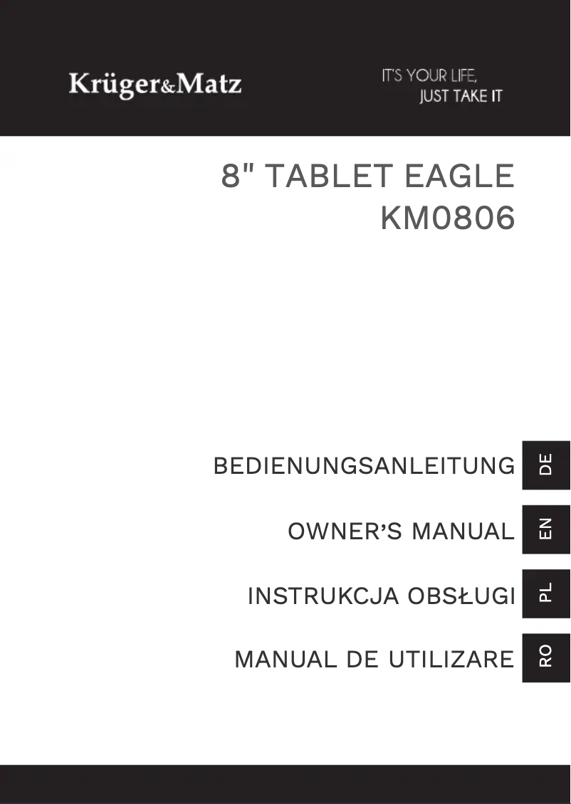 Image de la première page du manuel de l'appareil Eagle KM0806