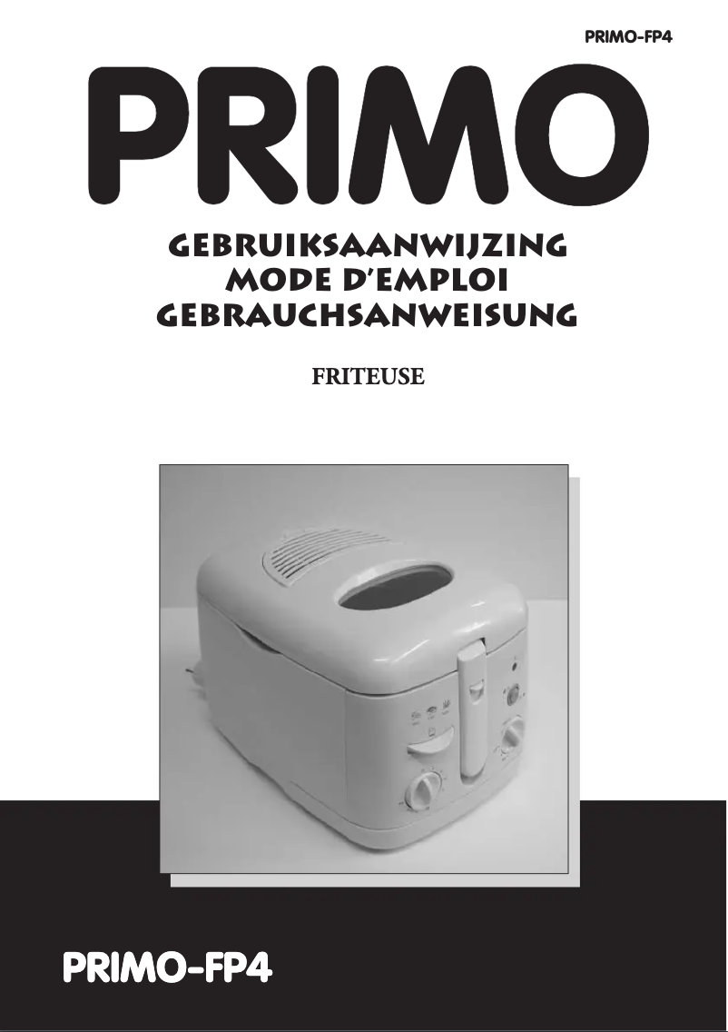 Page 1 de la notice Manuel utilisateur Primo FP4