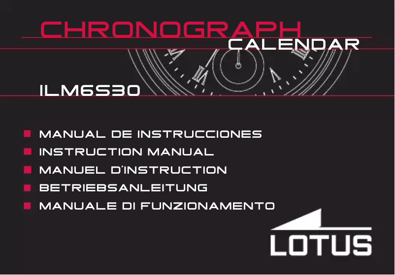 Page 1 de la notice Manuel utilisateur Lotus 10112