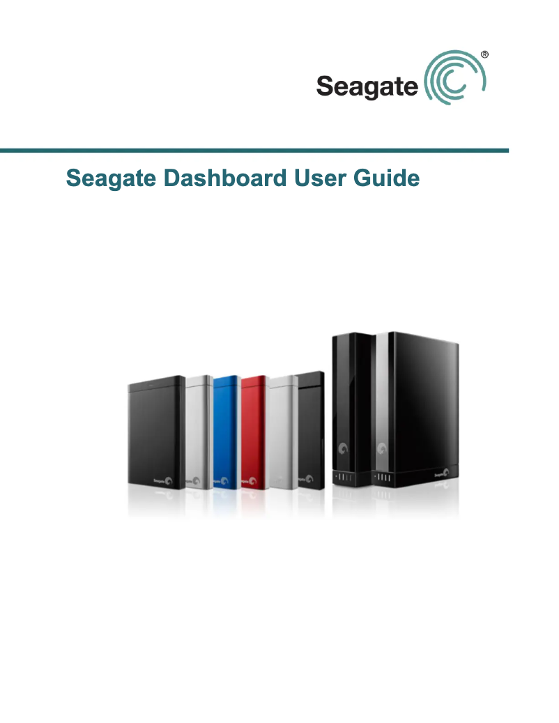 Page 1 de la notice Manuel utilisateur Seagate Backup Plus Ultra Slim