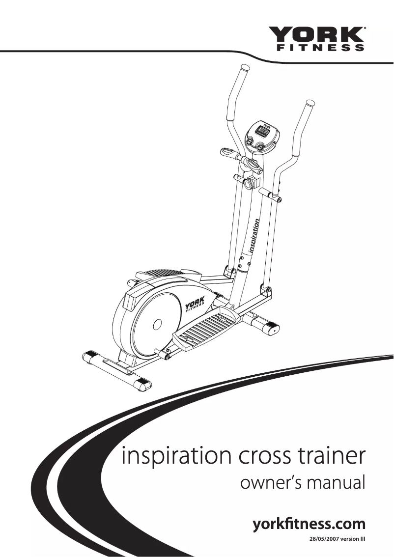 Página 1 del manual Manual de usuario York Fitness Inspiration