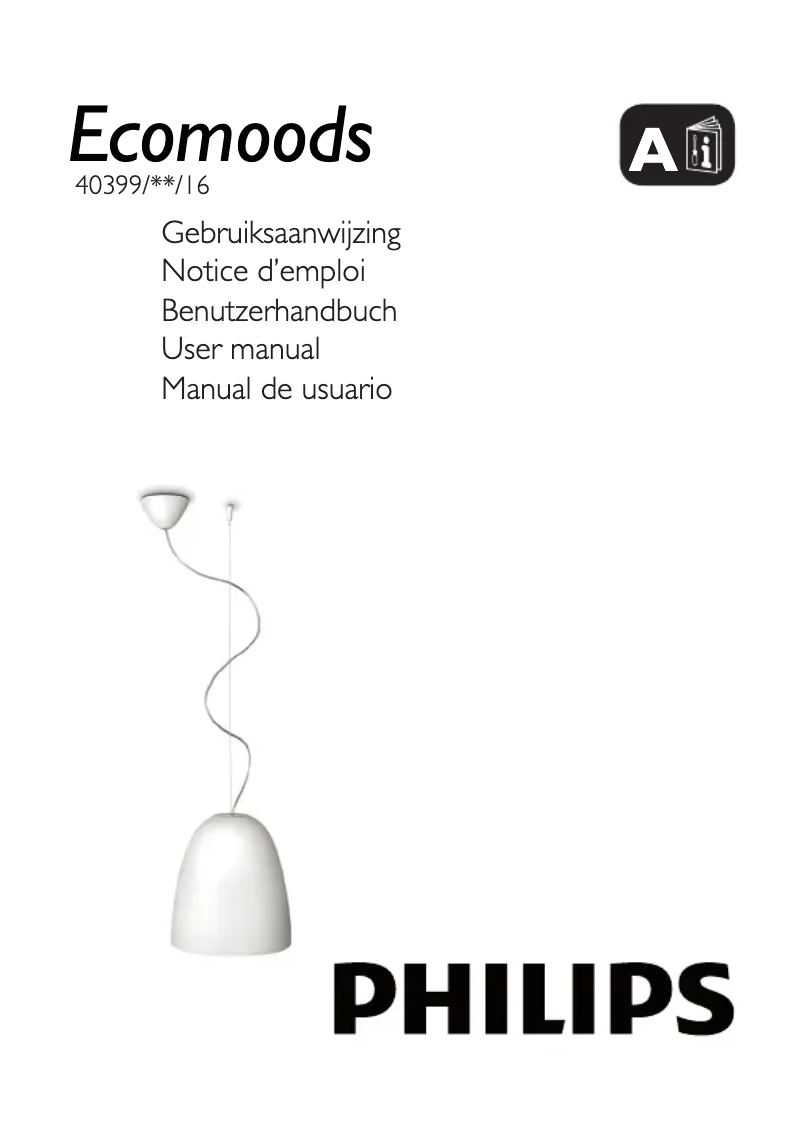 Page n°1 - Manuel utilisateur Philips Ecomoods 403993116