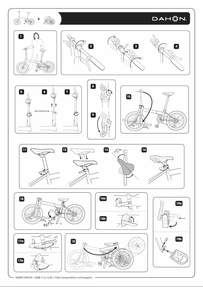 Page n°1 - Manuel utilisateur Dahon Speed D8