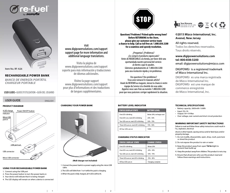 Imagen de la primera página del manual del dispositivo The Individual