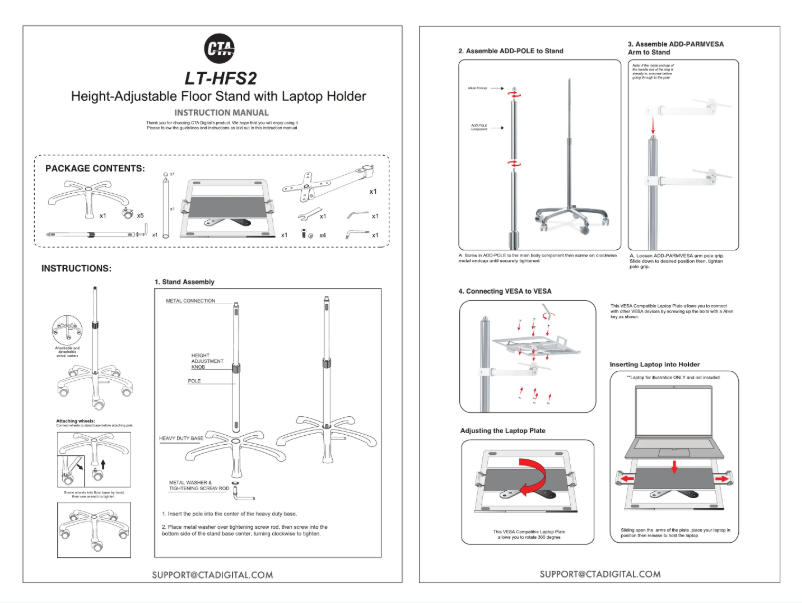 Image de la première page du manuel de l'appareil LT-HFS2