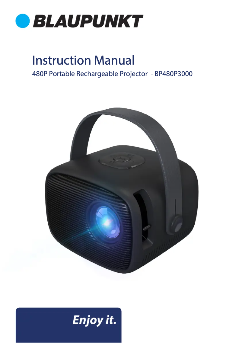 Page 1 de la notice Manuel utilisateur Blaupunkt BP480PW
