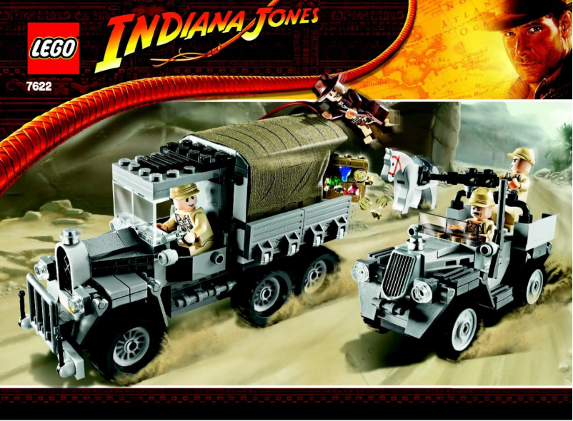 Page 1 de la notice Manuel utilisateur Lego Race for the Stolen Treasure