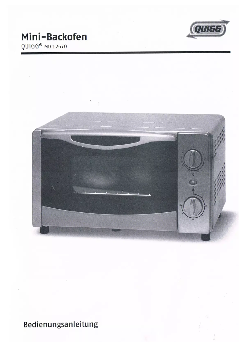 Image de la première page du manuel de l'appareil MD 12670