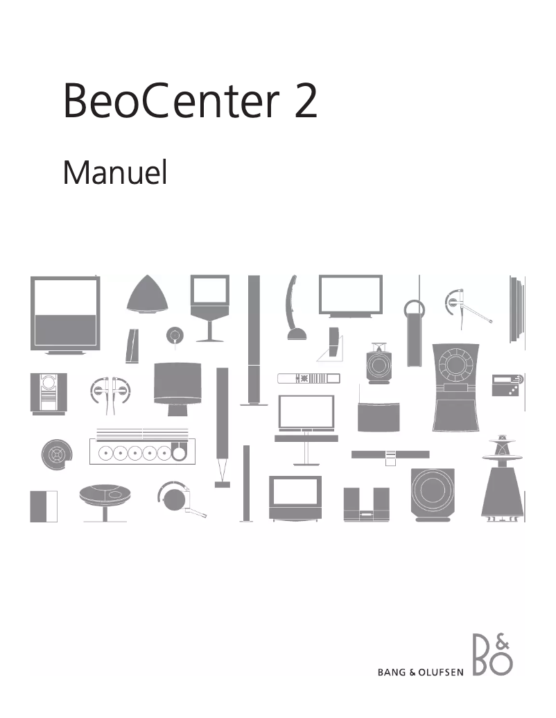Page n°1 - Manuel utilisateur Bang & Olufsen BeoCenter 2