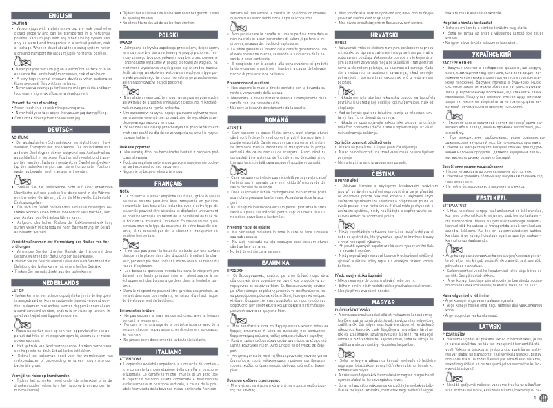 Page 1 de la notice Manuel utilisateur Hendi 448908