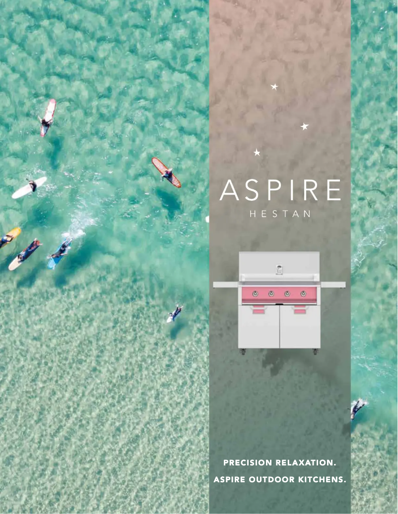 Page 1 de la notice Brochure Hestan Aspire EMBR36-NG-BU