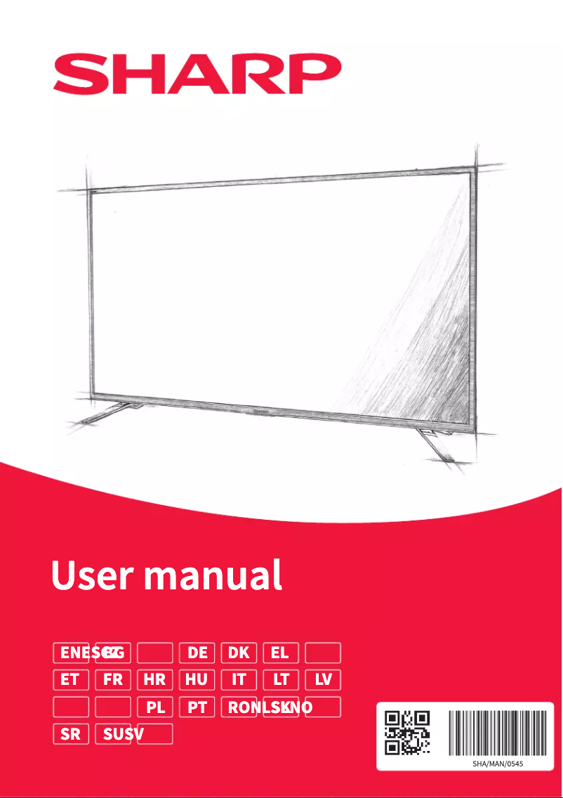Page n°1 - Manuel utilisateur Sharp 40FA6E