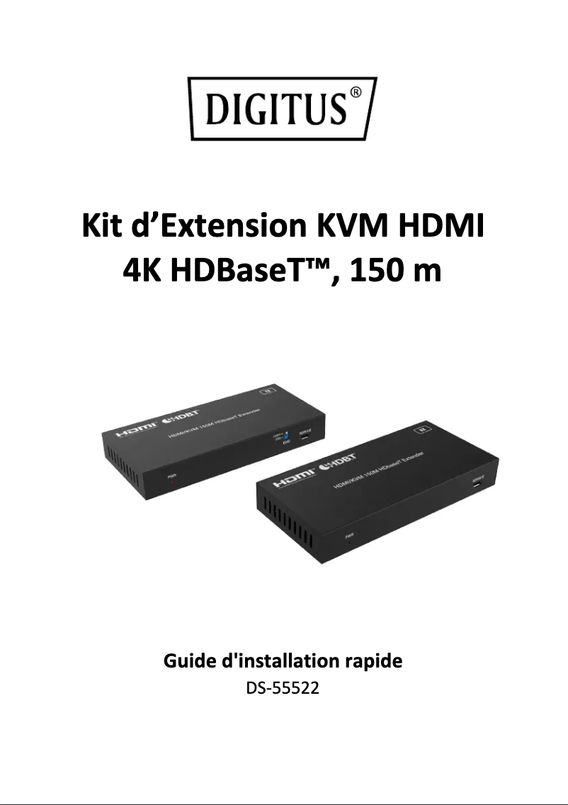 Imagen de la primera página del manual del dispositivo DS-55522