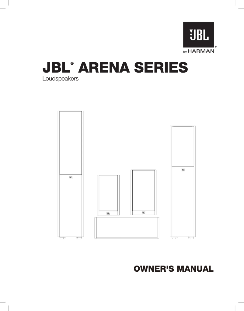 Page n°1 - Manuel utilisateur JBL Arena 125C