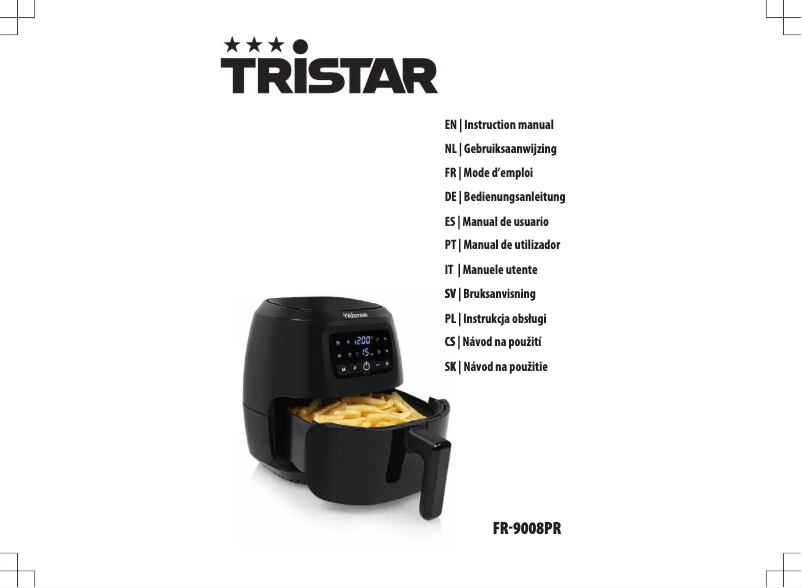 Page 1 de la notice Manuel utilisateur TriStar FR-9007PR