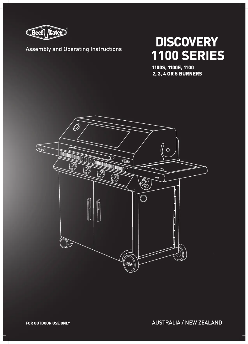 Página 1 del manual Manual de usuario BeefEater Discovery 1100E