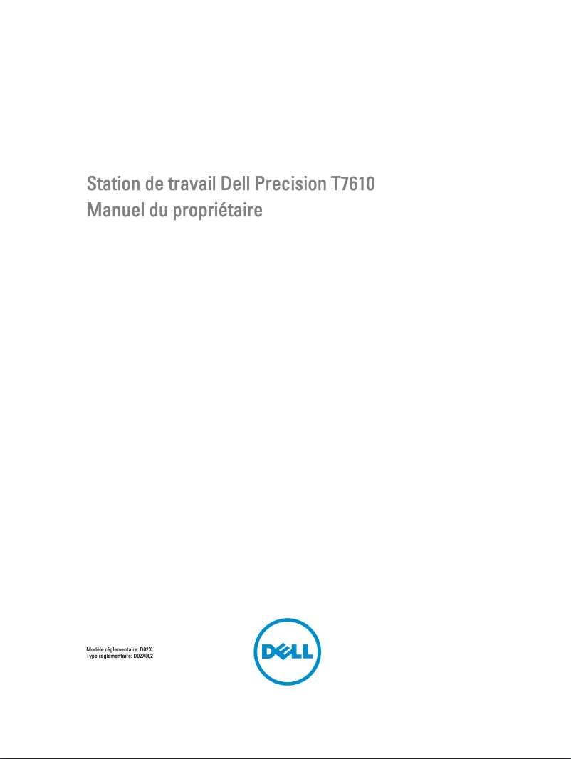 Imagen de la primera página del manual del dispositivo Precision T7610