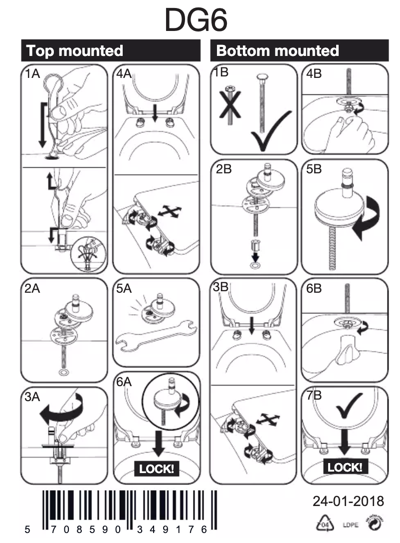Page 1 de la notice Manuel utilisateur Pressalit 300 Slim