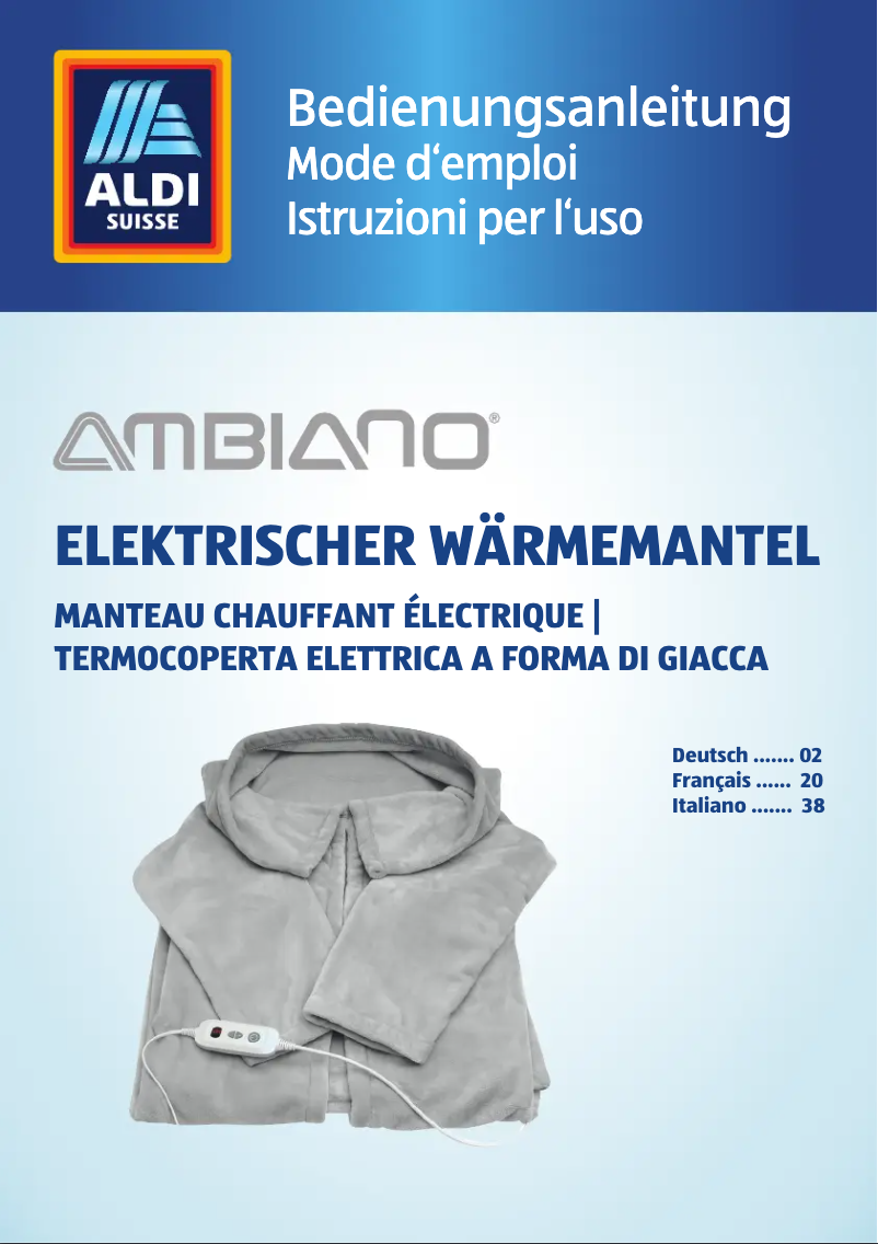 Image de la première page du manuel de l'appareil GT-HC-01