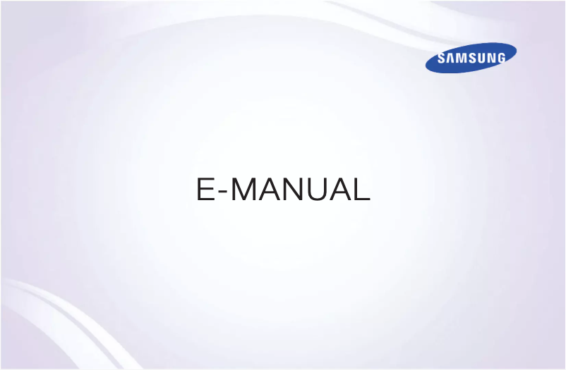 Page 1 de la notice Manuel utilisateur Samsung UN46JH5005H