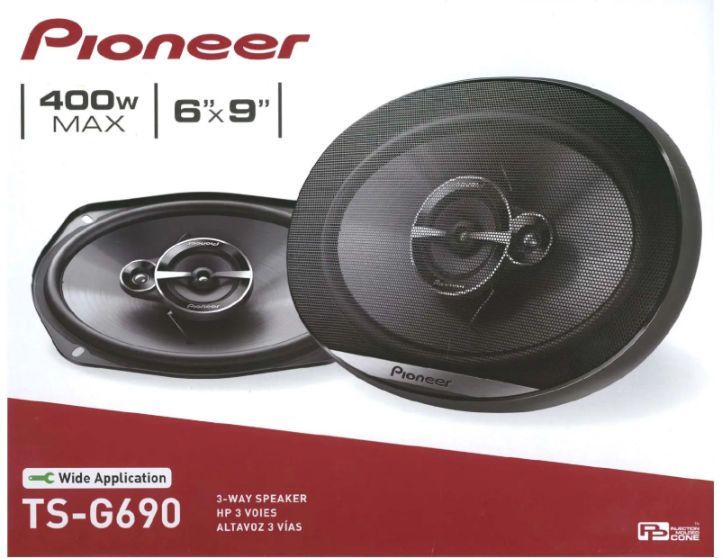 Page n°1 - Manuel utilisateur Pioneer TS-G690