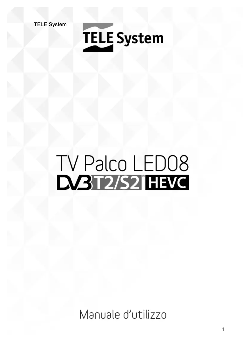 Page 1 de la notice Manuel utilisateur TELE System Palco LED08