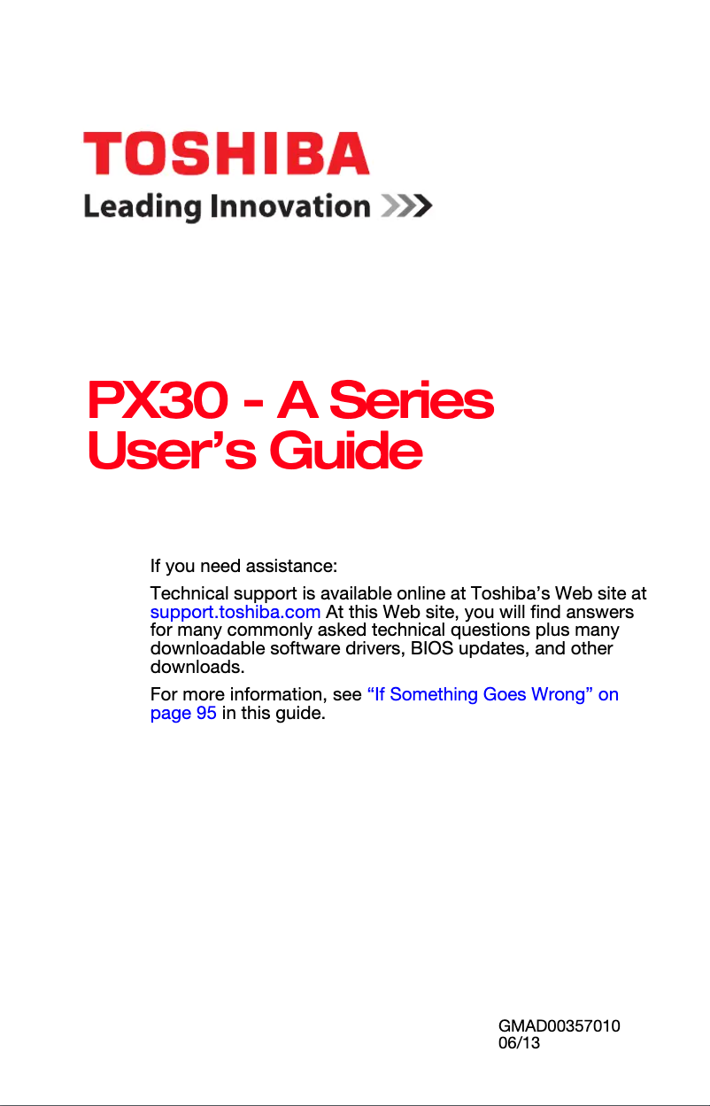 Image de la première page du manuel de l'appareil PX35T