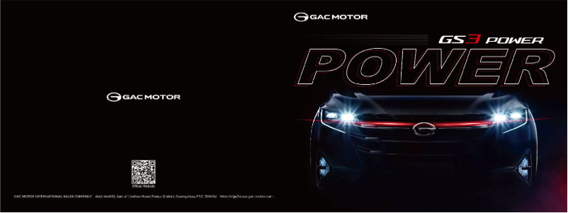 Page 1 de la notice Catalogue GAC GS3 Power