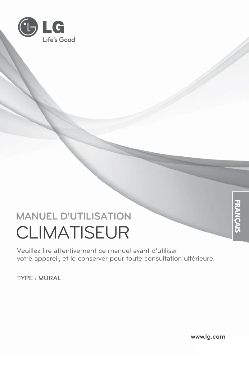 Page n°1 - Manuel utilisateur LG ASUH1264DM0