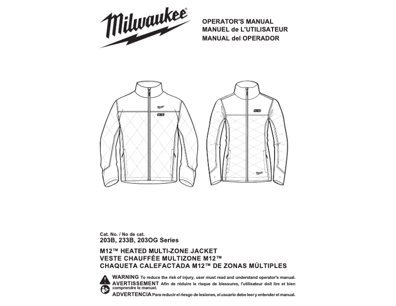 Página 1 del manual Manual de usuario Milwaukee M12 AXIS 233-21