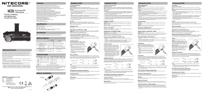 Image de la première page du manuel de l'appareil HC35