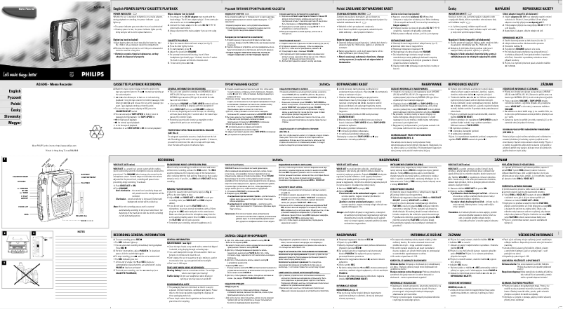 Image de la première page du manuel de l'appareil AQ6345