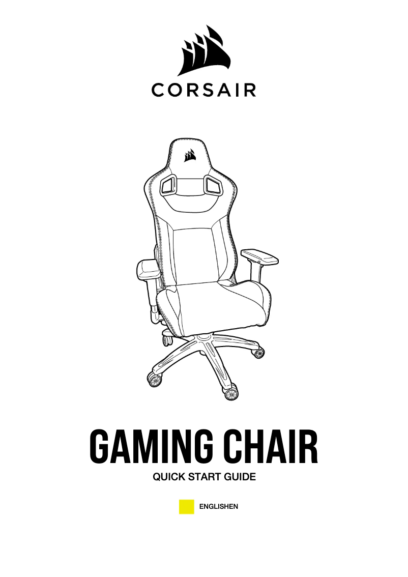 Page 1 de la notice Manuel utilisateur Corsair T1