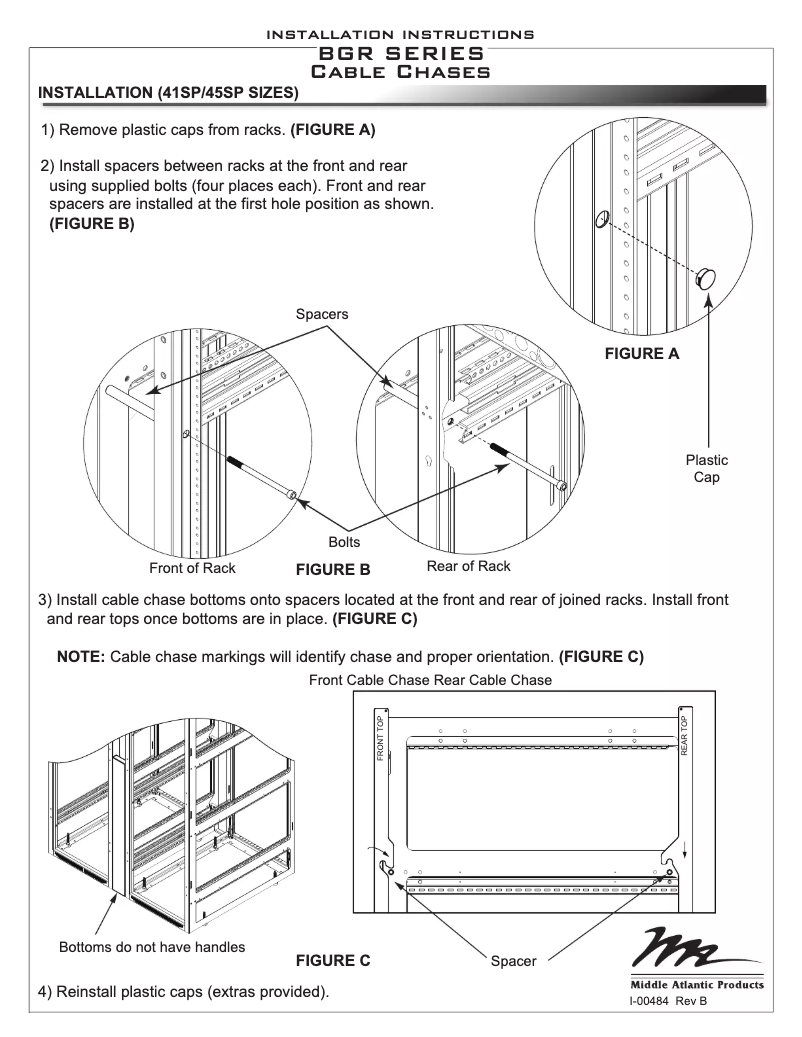 Imagen de la primera página del manual del dispositivo BGR-CC-45FB