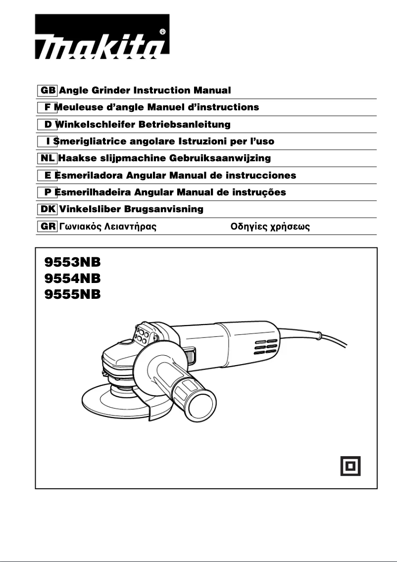 Page 1 de la notice Manuel utilisateur Makita 9553NB