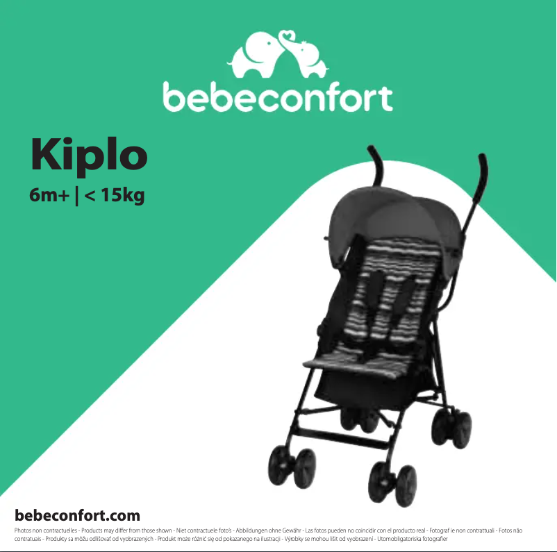 Page 1 de la notice Manuel utilisateur Bebe Confort Kiplo