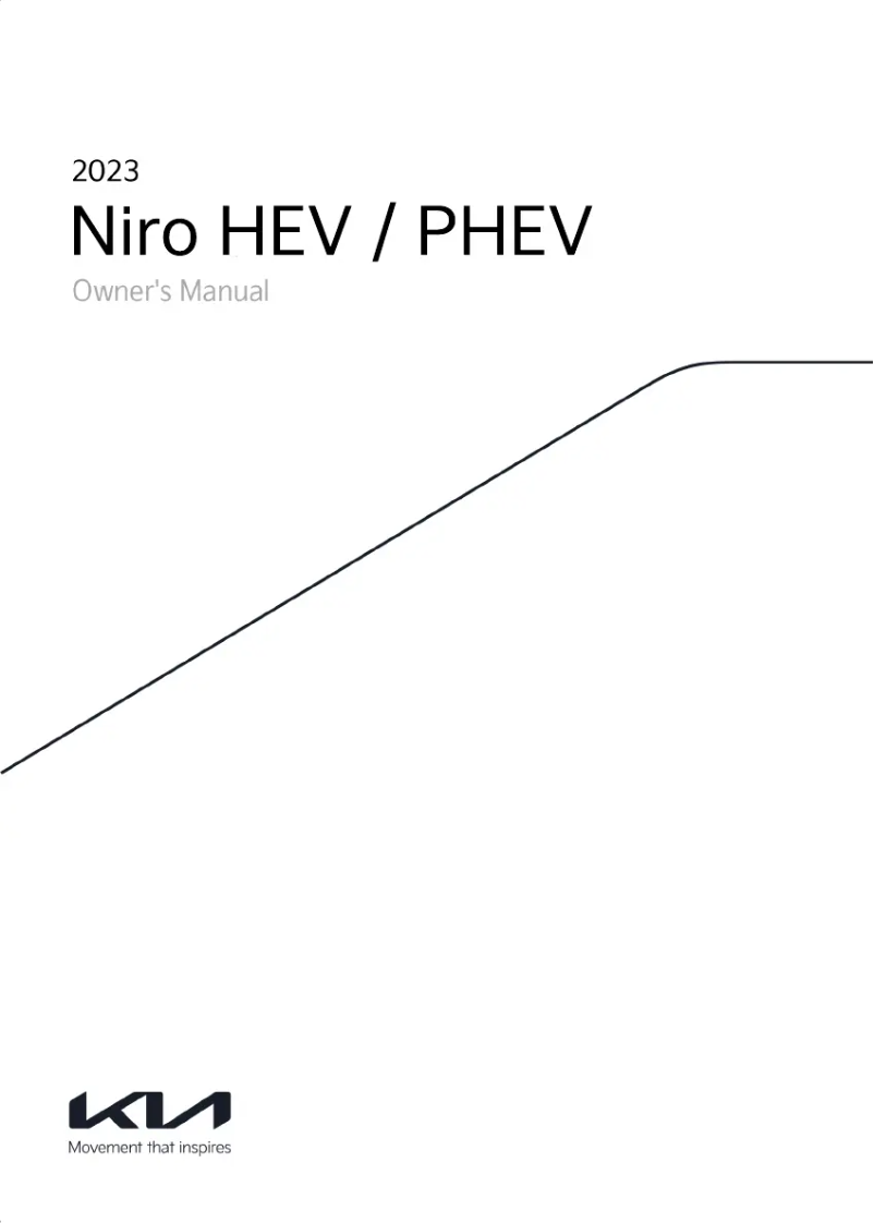Page 1 de la notice Manuel utilisateur Kia Niro (2023)