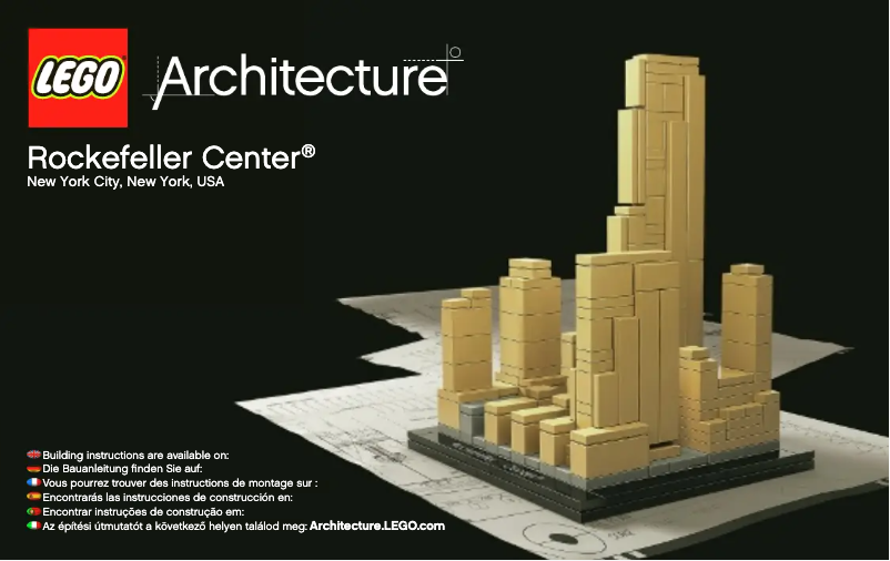 Page 1 de la notice Manuel utilisateur Lego Rockefeller Plaza®